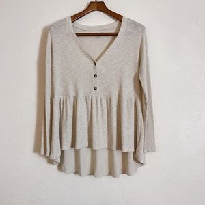American Eagle High Low Blouse